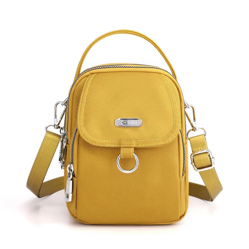 Bolso bandolera de nailon ligero e impermeable para mujer – NAYLA