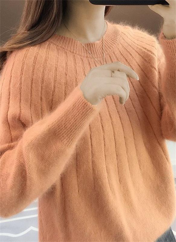 Jersey elegante de mujer en mezcla de cachemira – GIADA
