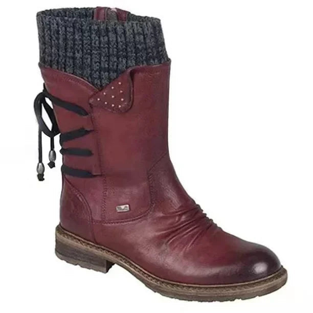 Botines cálidos de invierno para mujer con diseño cómodo – JULIANA
