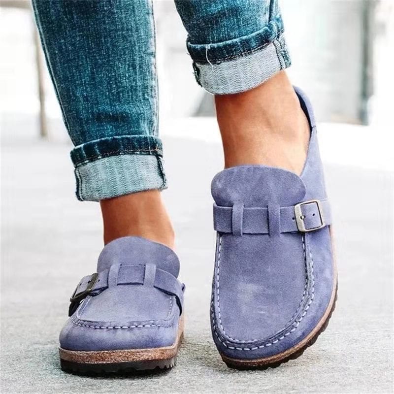 Sandalias tipo zueco con soporte ortopédico para mujer – OrthoSlides Soft