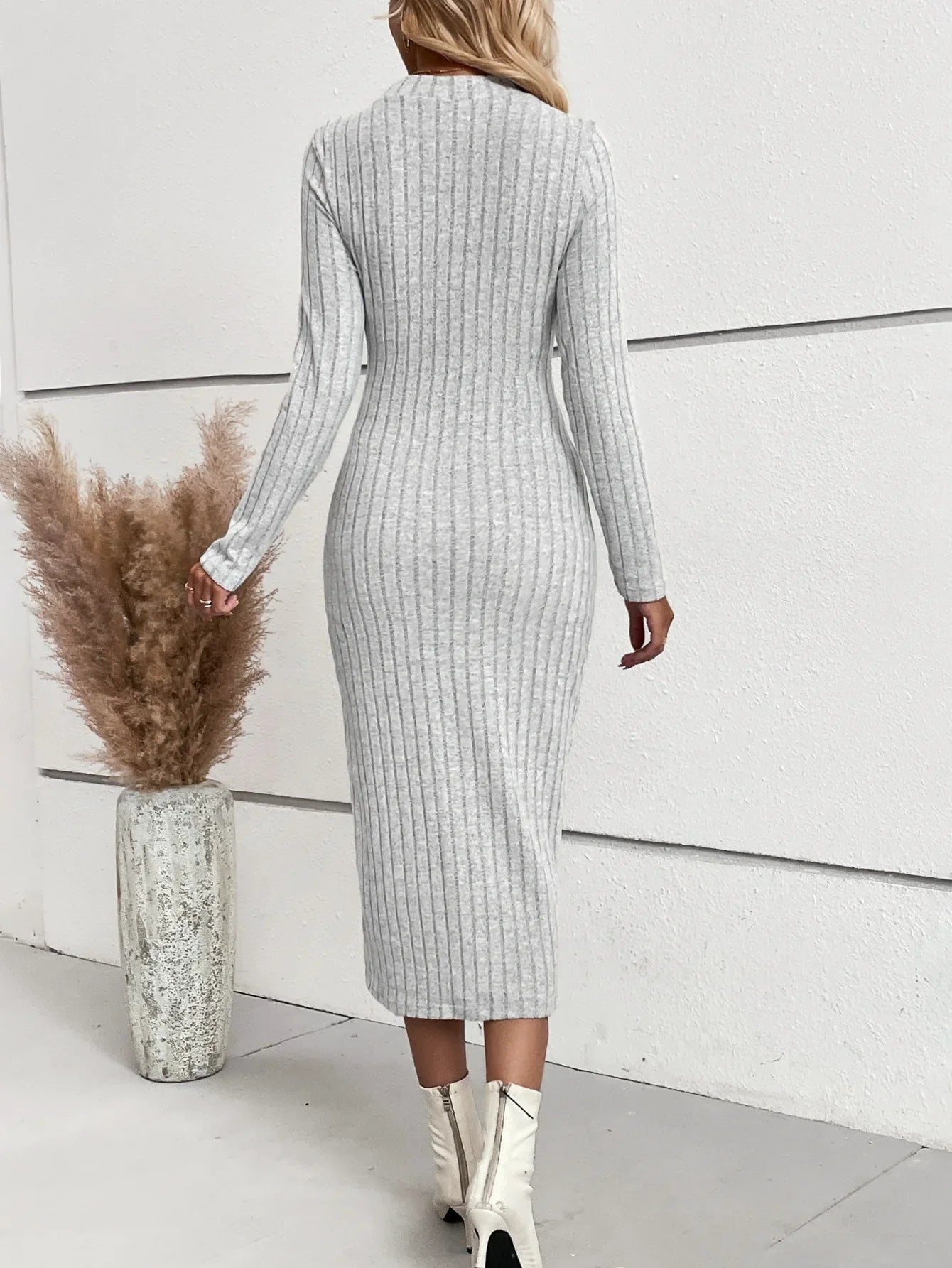 HEATHER - Vestido suéter de punto sexy para mujeres