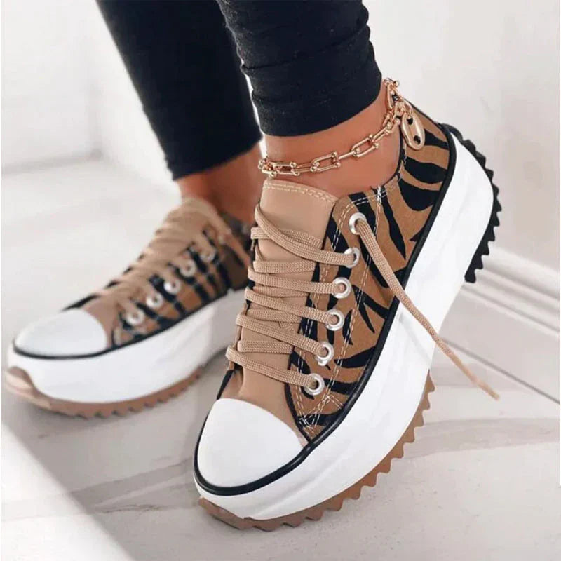 LIVIA - Zapatillas altas con plataforma para mujer