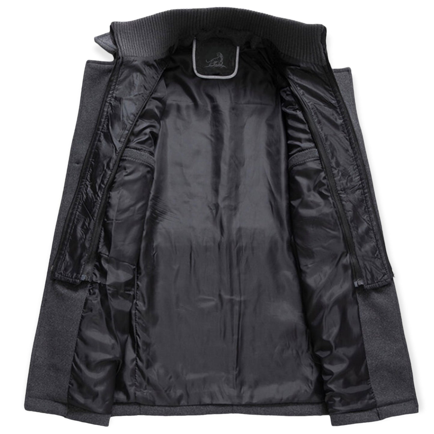 BRUNO - Chaqueta casual con cremallera y cuello alto para hombre