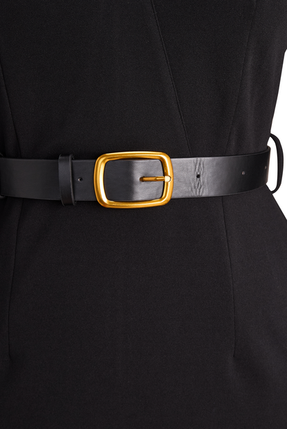 Claribel – Vestido negro refinado de fiesta para mujer