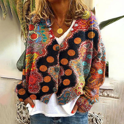 Jersey de punto colorido y suave con ajuste cómodo – SCARLIA