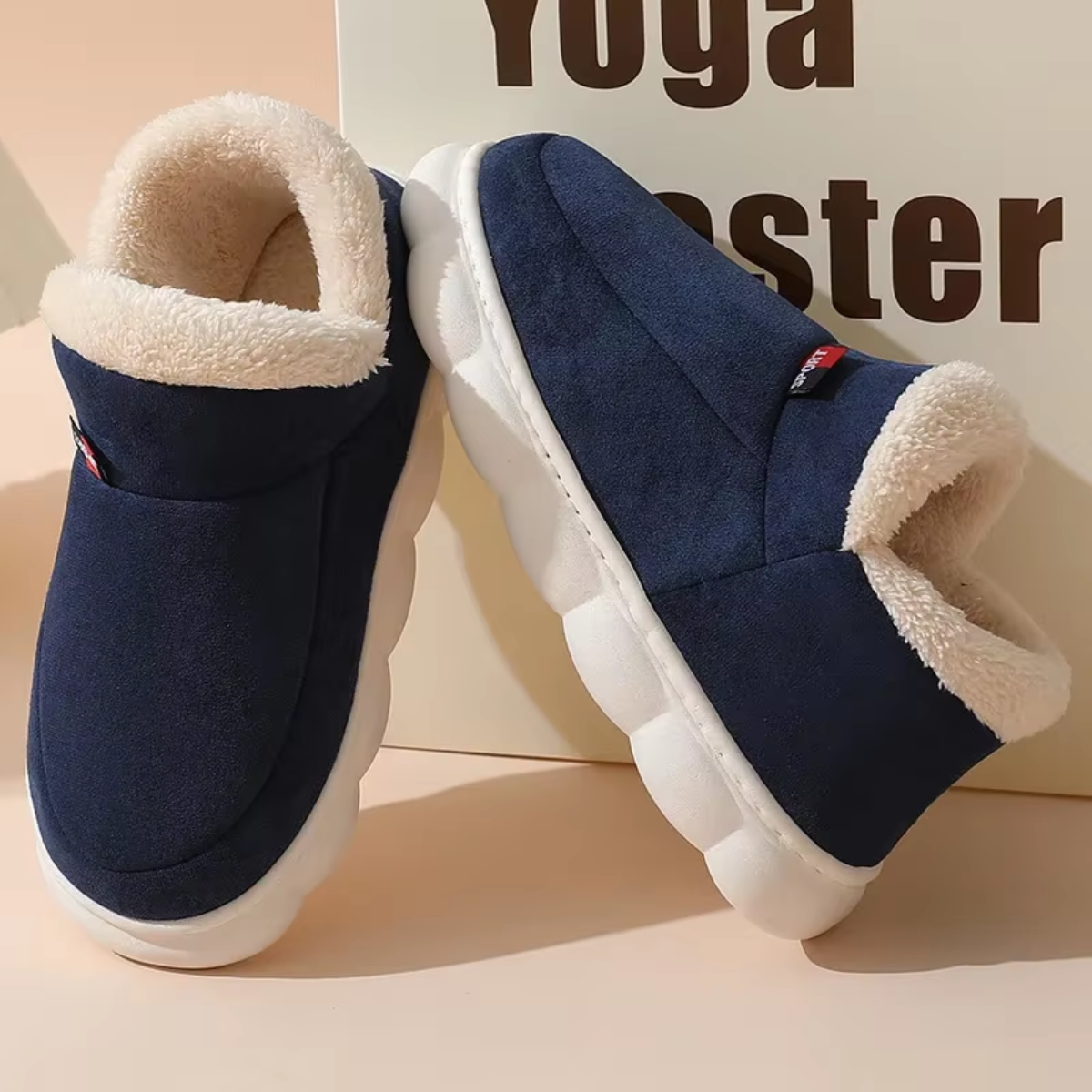 LIVIA - Pantuflas suaves con forro de algodón para mujer