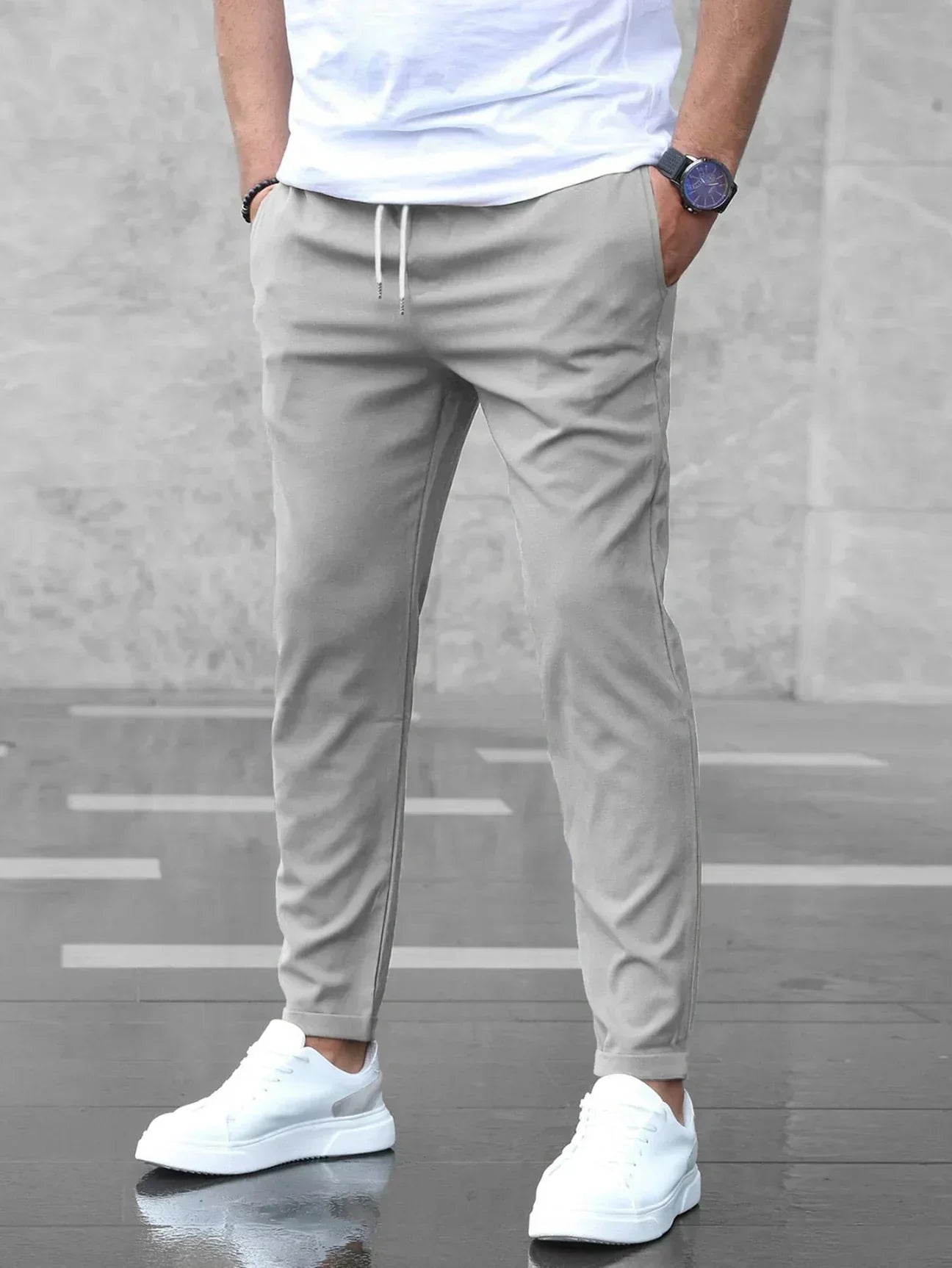 Pantalón deportivo para hombre con corte ajustado y estilo urbano – FERANOX