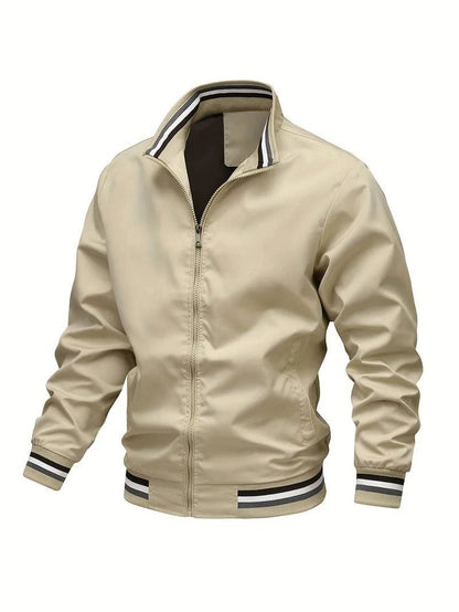 ENZO - Bomber casual para hombre