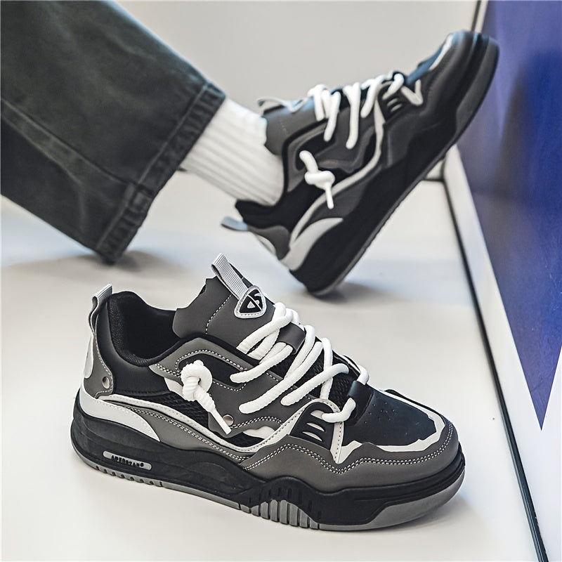 Zapatillas deportivas bajas para hombre con detalles en contraste – STRAVÉN