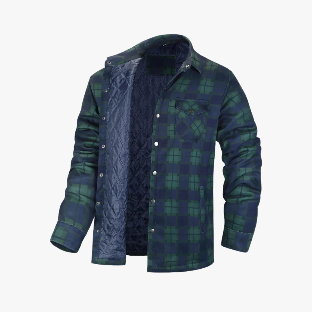 Camisa de franela térmica a cuadros para hombre – DAYTON