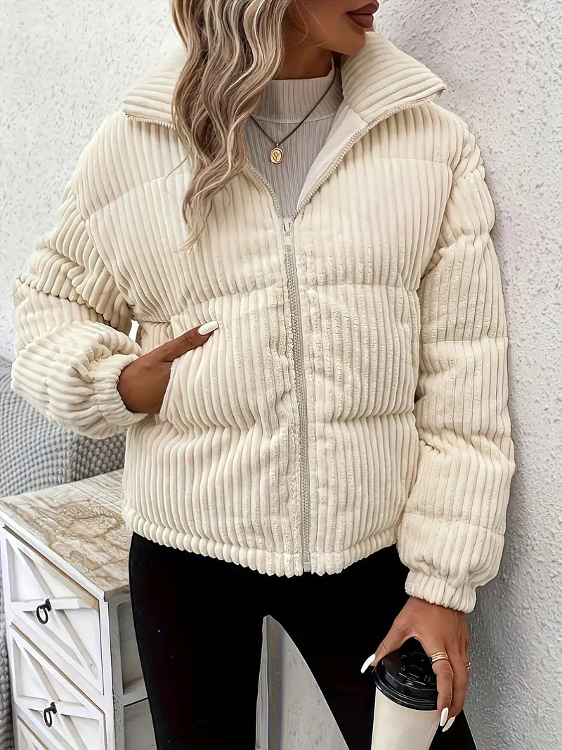 GRETA - Abrigo térmico con cremallera para mujer