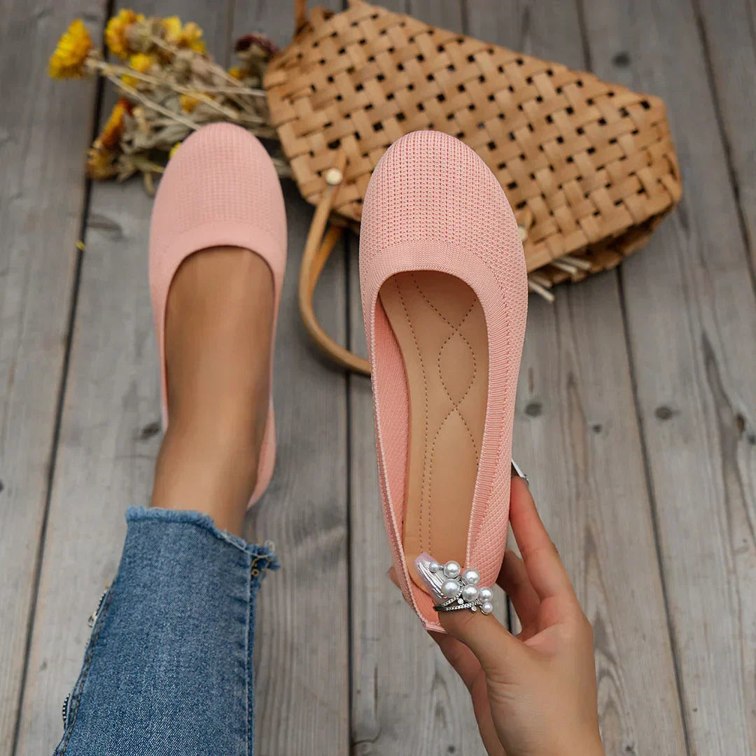 Zapatos bailarinas transpirables con suela antideslizante para mujer – ELVY PARIS