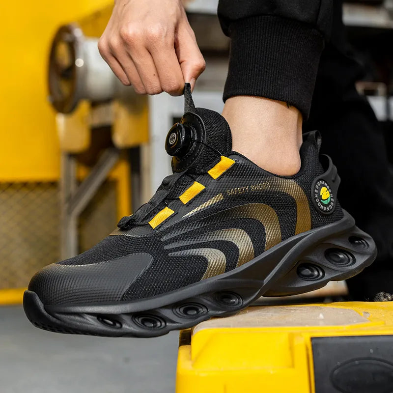 Zapatos de seguridad impermeables y transpirables para trabajo profesional – SECURESTEP X1