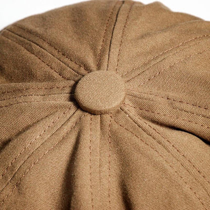HUGGO - Boina vintage retro estilo flatcap para hombre
