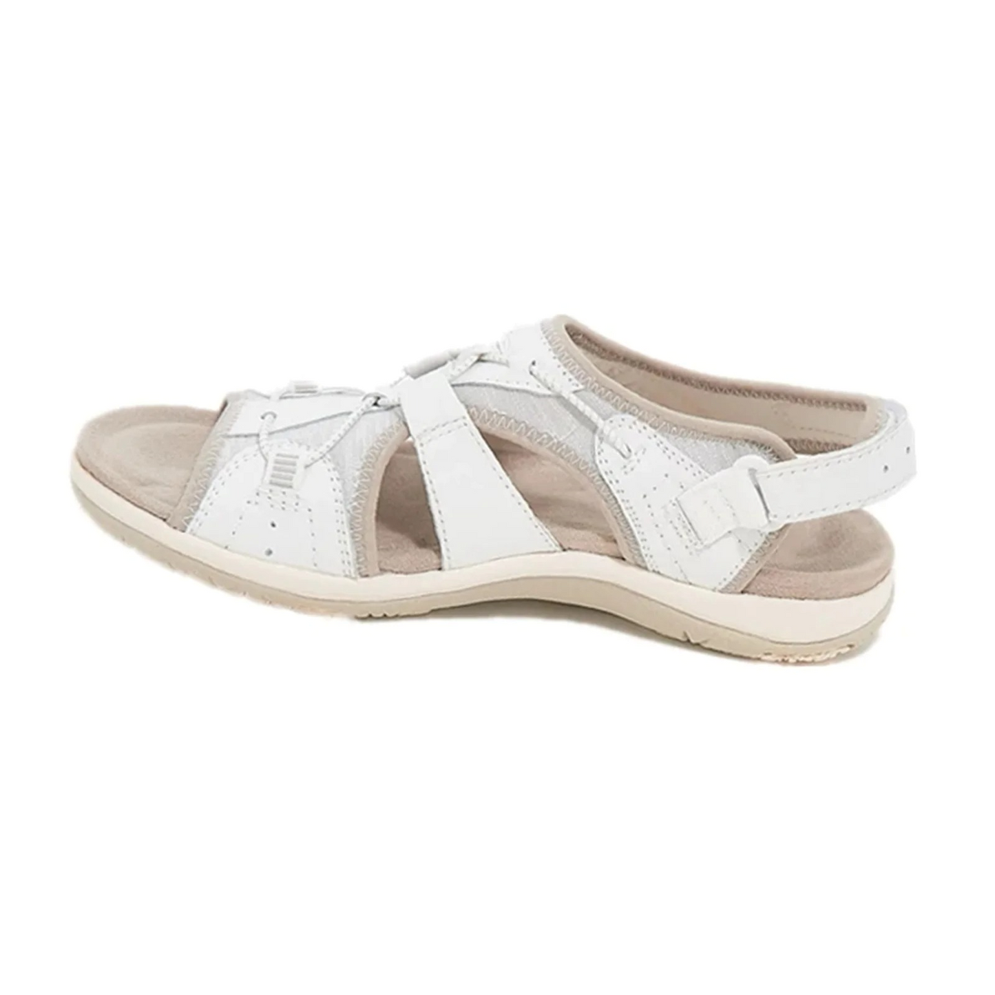 Sandalias de verano con suela suave y costuras decorativas – Marleia