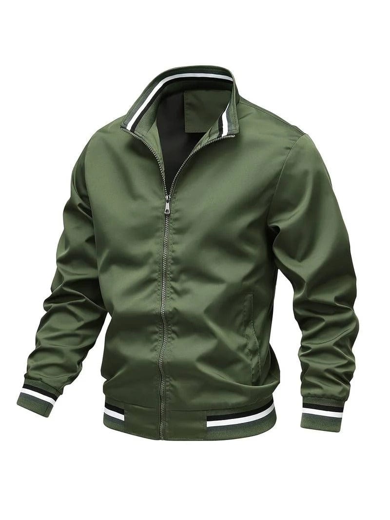 ENZO - Bomber casual para hombre