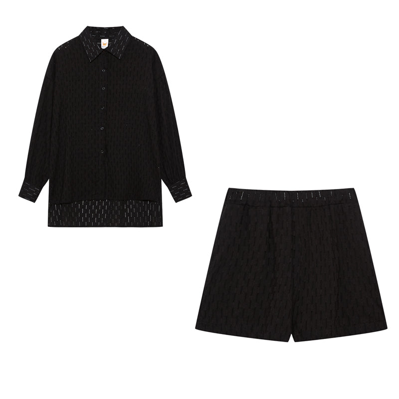 Conjunto veraniego de blusa fluida y short ligero para mujer – ZAYRA