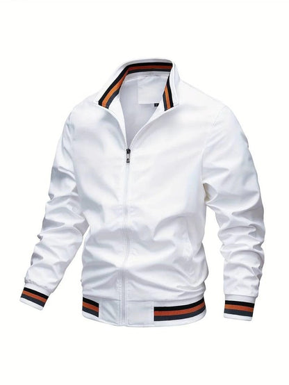 ENZO - Bomber casual para hombre