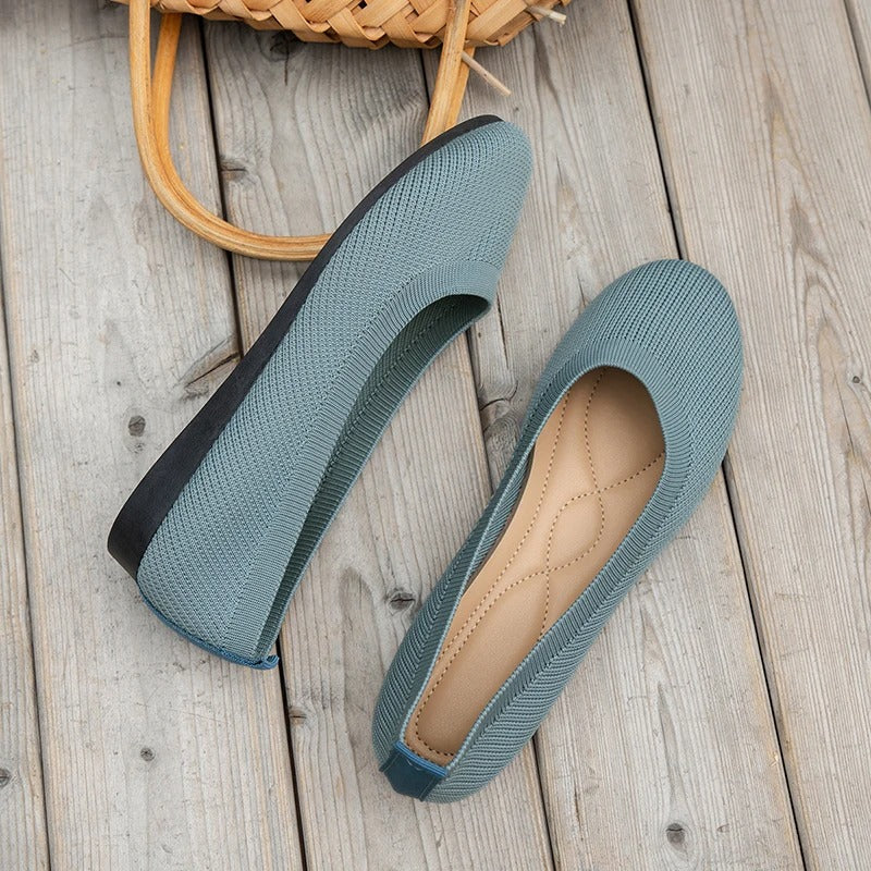 Zapatos bailarinas transpirables con suela antideslizante para mujer – ELVY PARIS