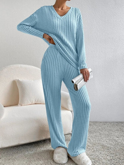 HARLEY - Conjunto elegante de suéter y pantalón para mujeres