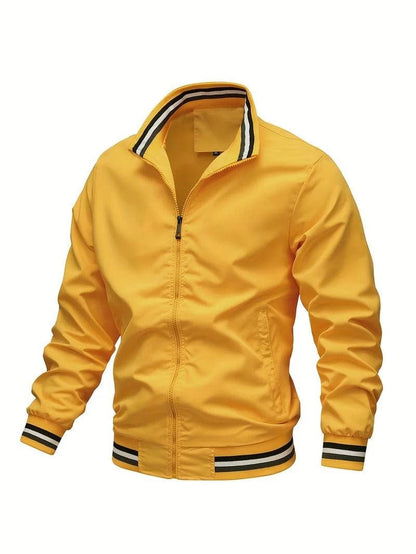 ENZO - Bomber casual para hombre