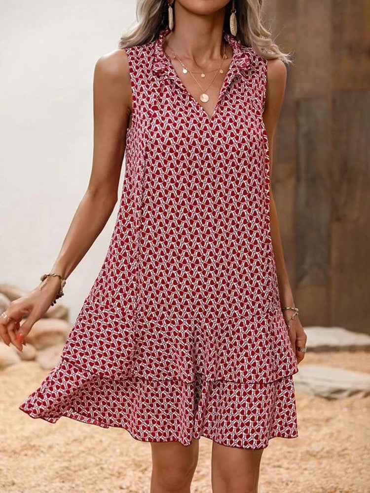 Vestido midi elegante con estampado primaveral para invitada de boda – ISABELLE BLOOM