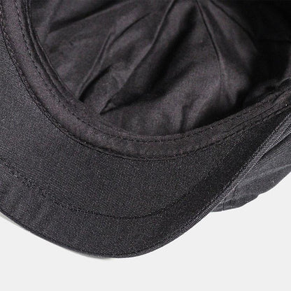 HUGGO - Boina vintage retro estilo flatcap para hombre