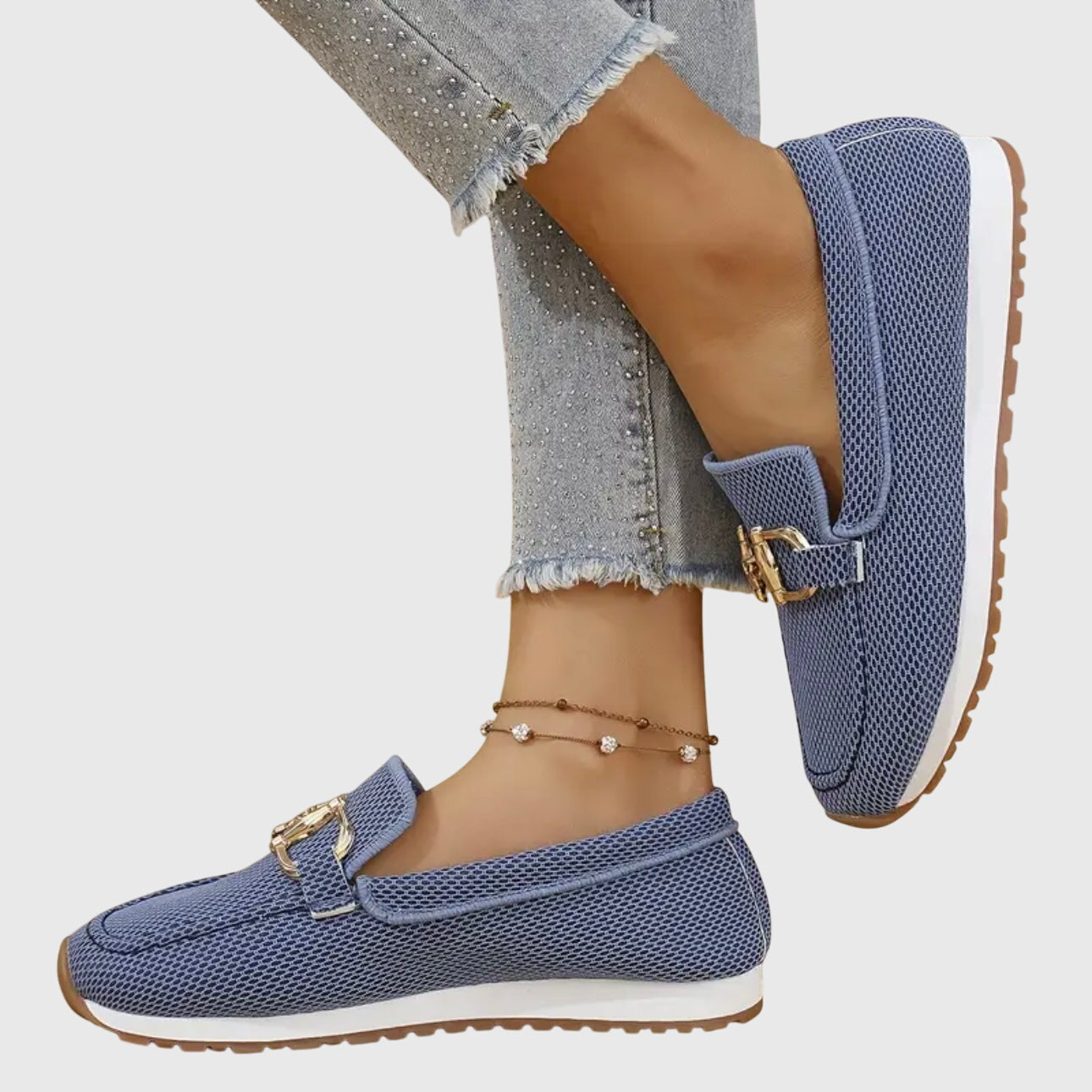 Elina – Mocasines ortopédicos de ante suave para mujer