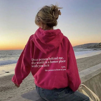 SNOW - Sudadera con capucha estilosa y acogedora para mujeres