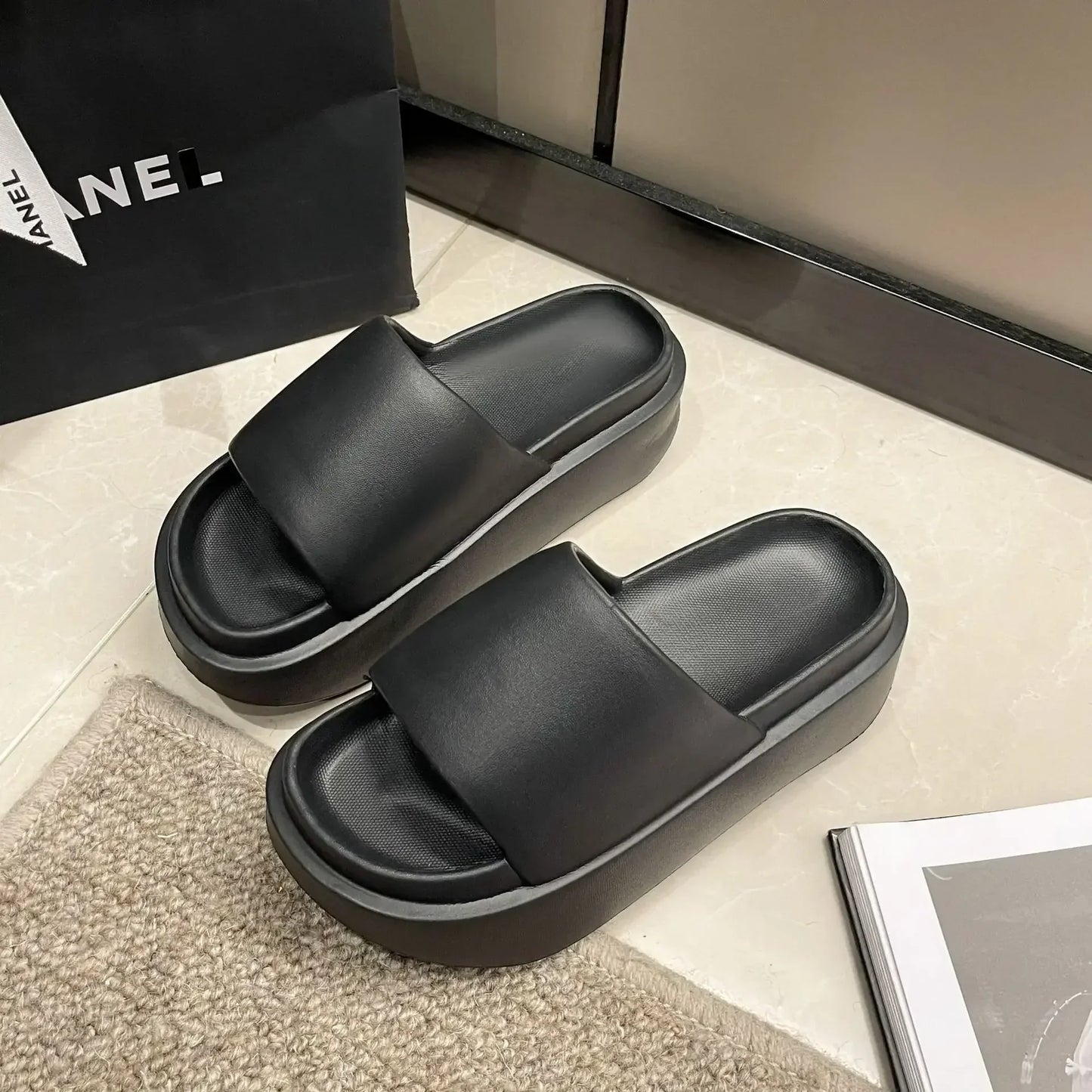 LARENA - Sandalias de plataforma para mujer