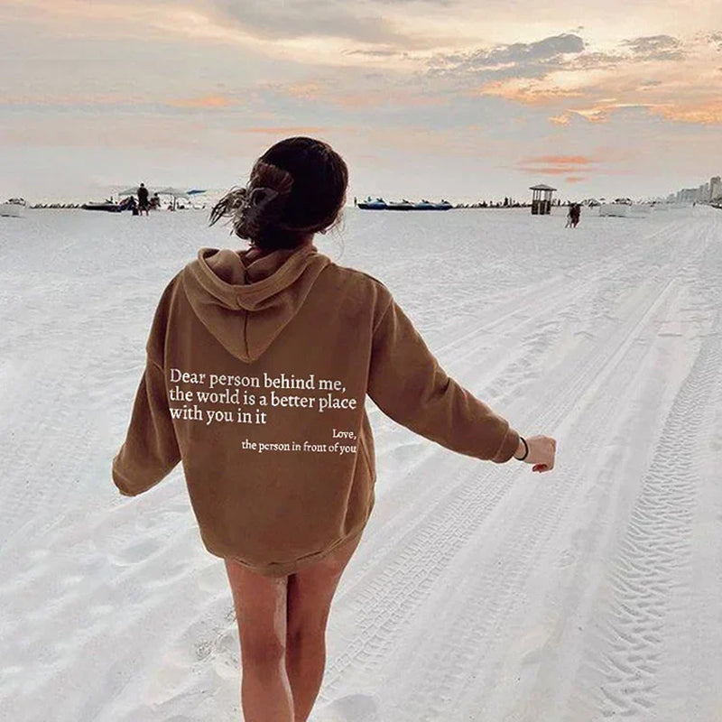 SNOW - Sudadera con capucha estilosa y acogedora para mujeres