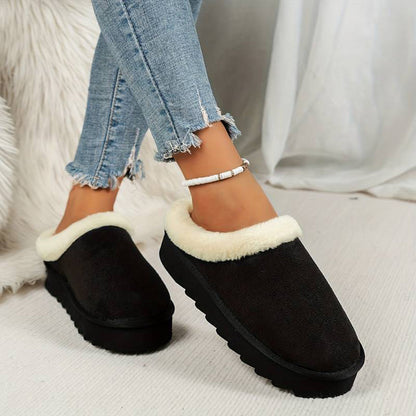 BRIDGET - Zapatillas de casa cálidas con suela gruesa para mujeres