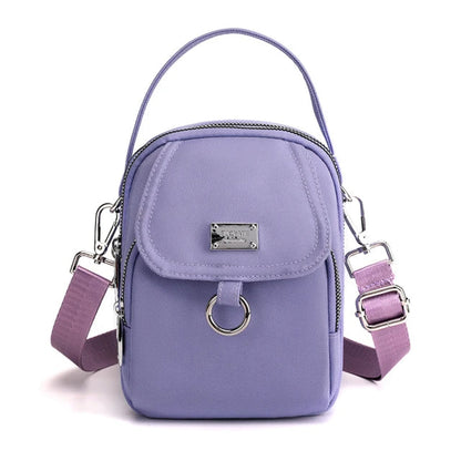 Bolso bandolera de nailon ligero e impermeable para mujer – NAYLA
