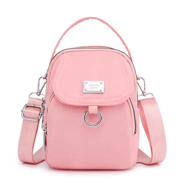 Bolso bandolera de nailon ligero e impermeable para mujer – NAYLA