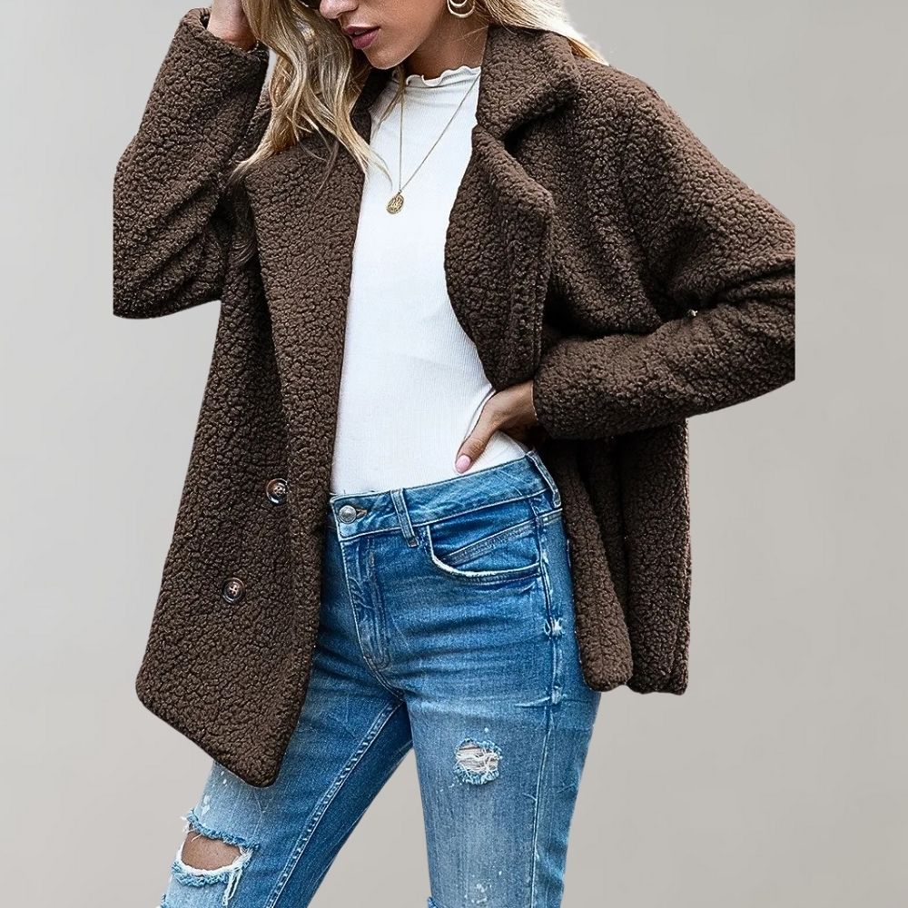 LANAIA - Chaqueta cálida y suave para mujeres