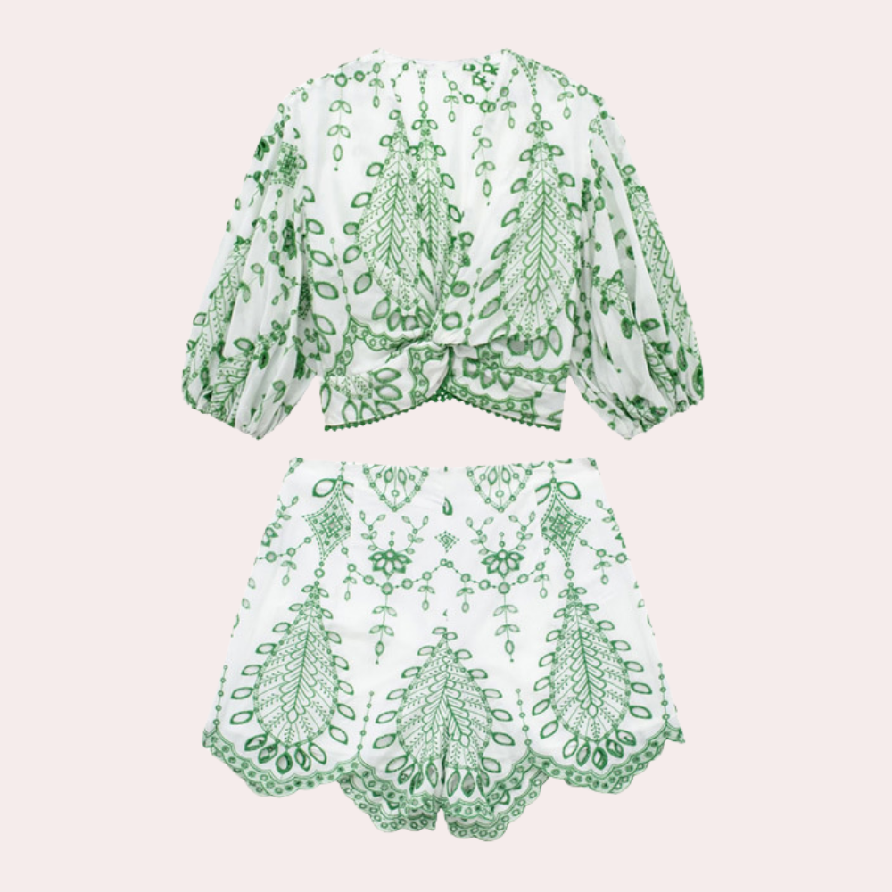 LARA - Conjunto elegante de dos piezas para mujer