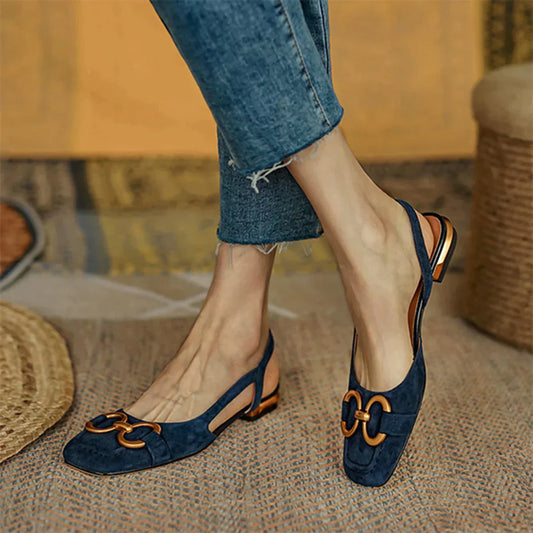 Sandalias de mujer con diseño elegante y hebilla metálica – KINGA