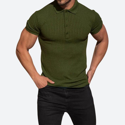 Polo entallado de estilo elegante para hombre – Varelio