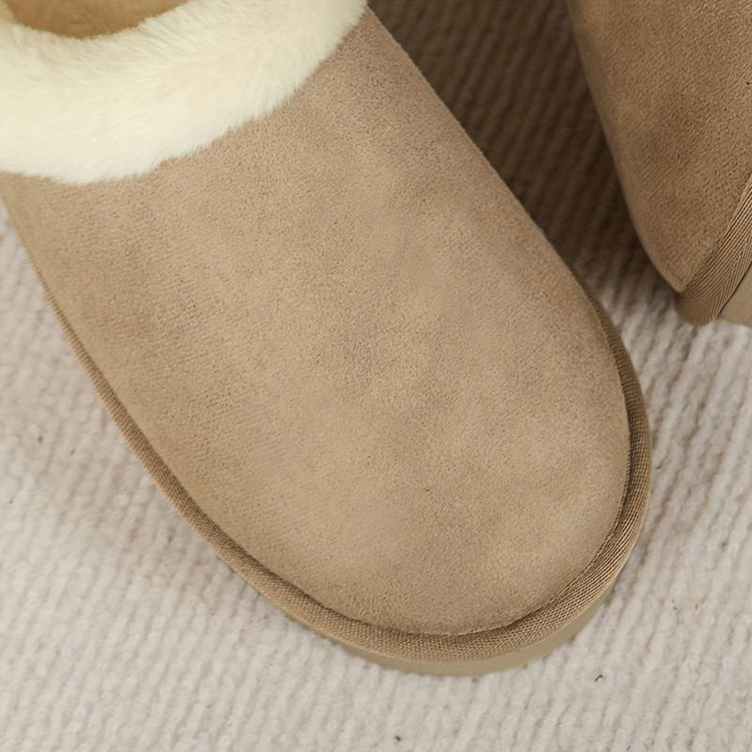 BRIDGET - Zapatillas de casa cálidas con suela gruesa para mujeres