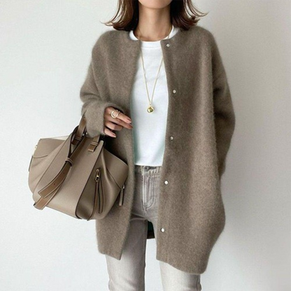 ISABELLA - Cárdigan refinado de estilo clásico y tejido suave para mujer