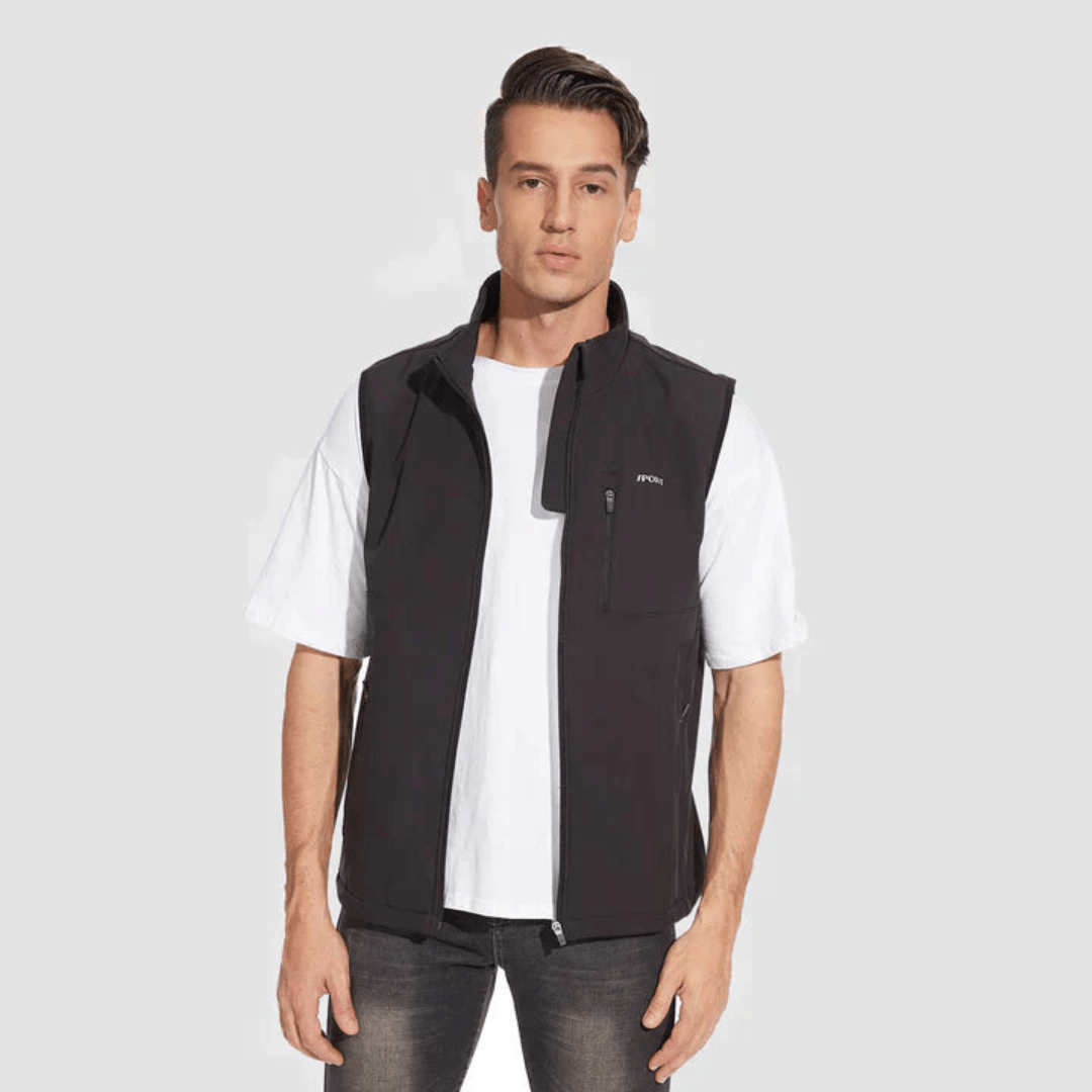 Chaleco versátil de hombre con cuello alto – DANIEL