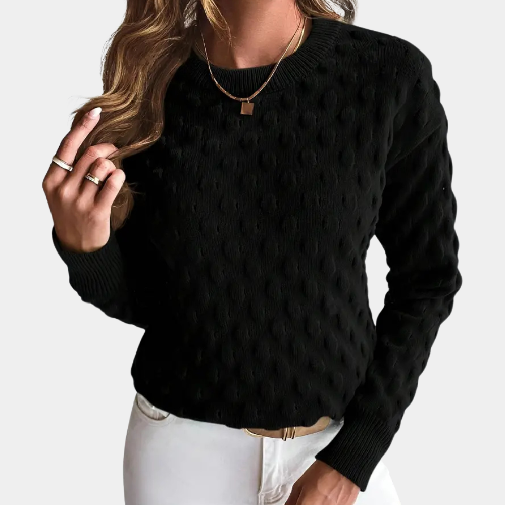 ELSA - Jersey de punto casual y cómodo para mujer