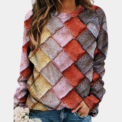 Jersey de punto colorido para mujer – GENÈVE