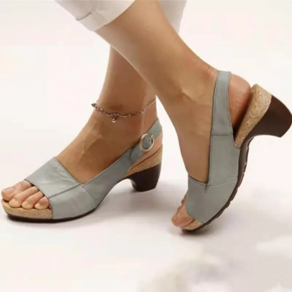 Zapatos elegantes de tacón bajo para mujer – GEORINA
