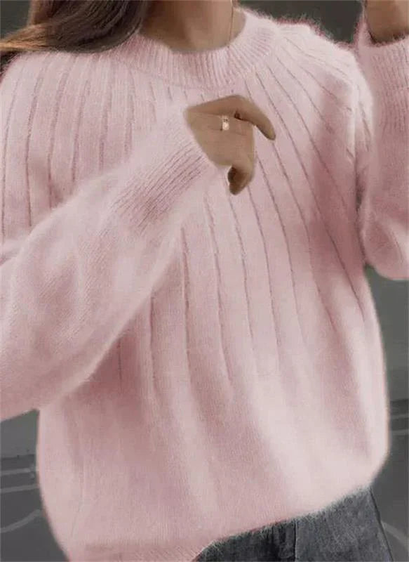 Jersey elegante de mujer en mezcla de cachemira – GIADA