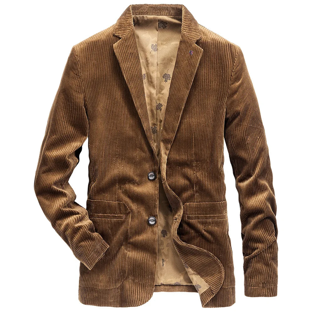 Americana de pana con forro floral para hombre – TÉO