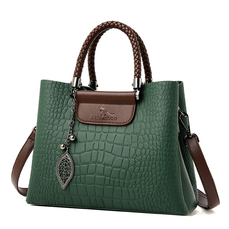 Bolso de cuero auténtico con correa ajustable para mujer – CLEA