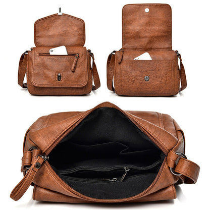 Bolso bandolera compacto con diseño minimalista y correa ajustable – CAROLYN