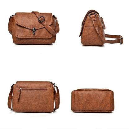 Bolso bandolera compacto con diseño minimalista y correa ajustable – CAROLYN