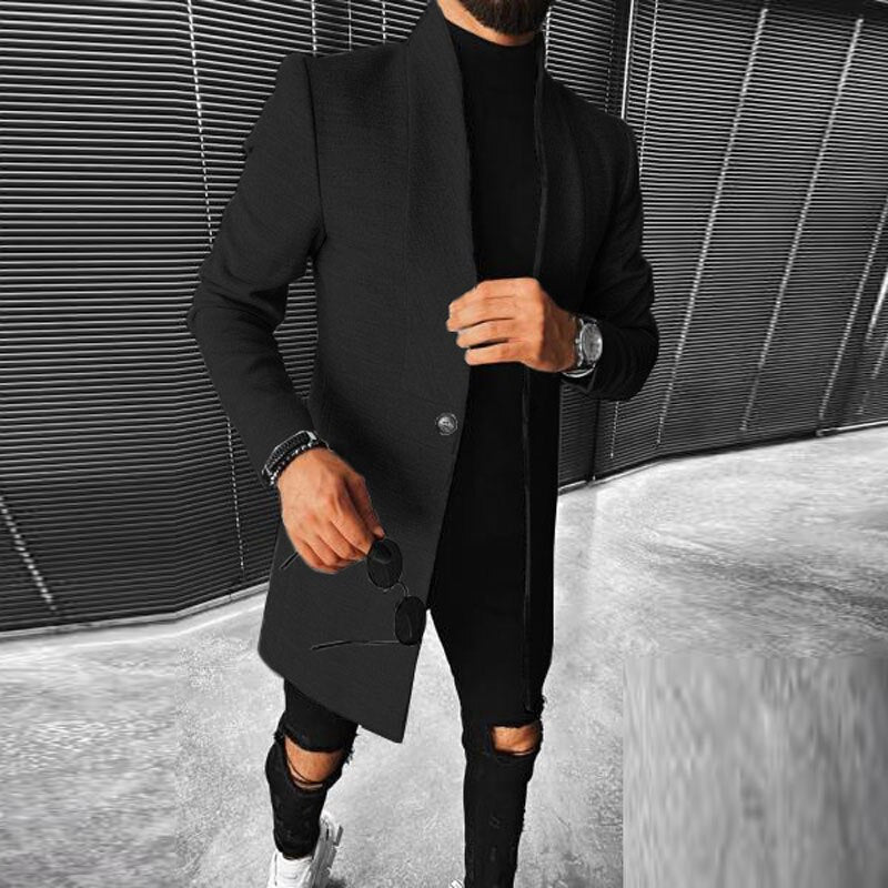 LEONIS - Chaqueta moderna con diseño geométrico para hombre